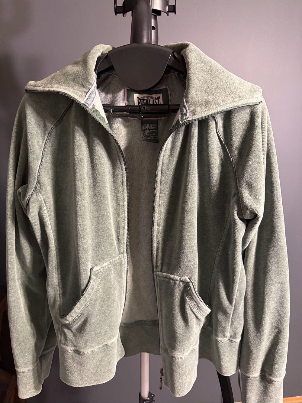 Everlast Olive Green Women's Zip-Up Hoodie